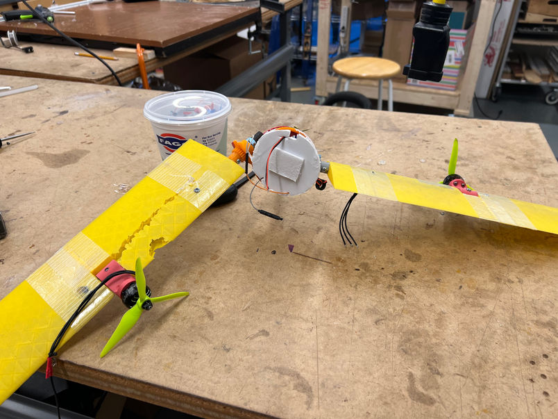 Third Prototype broken after the crash